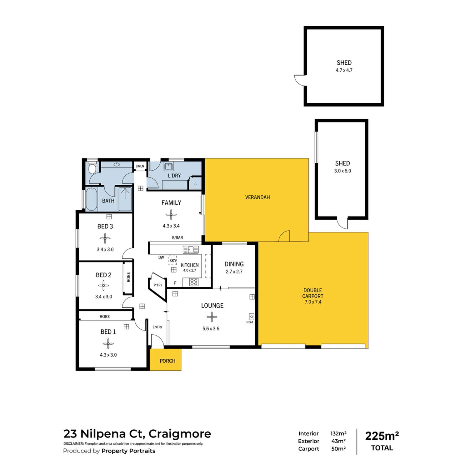 Floorplan of Homely house listing, 23 Nilpena Court, Craigmore SA 5114