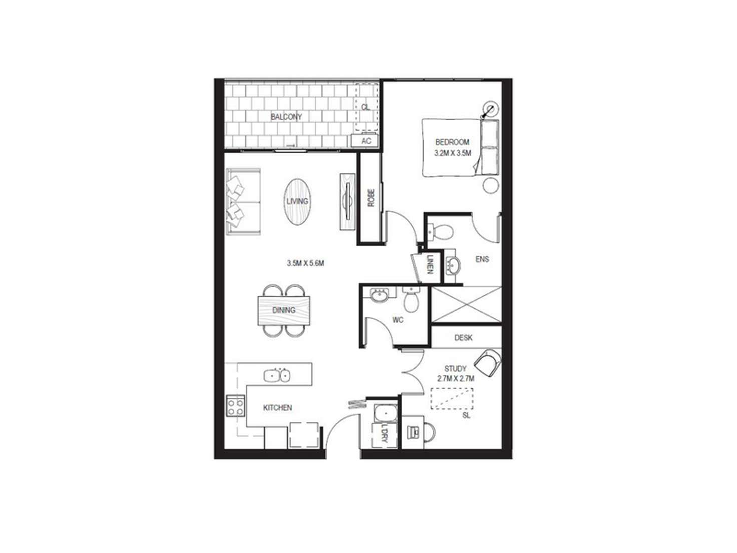 Floorplan of Homely apartment listing, Orion, Telfer Street, Coombs ACT 2611