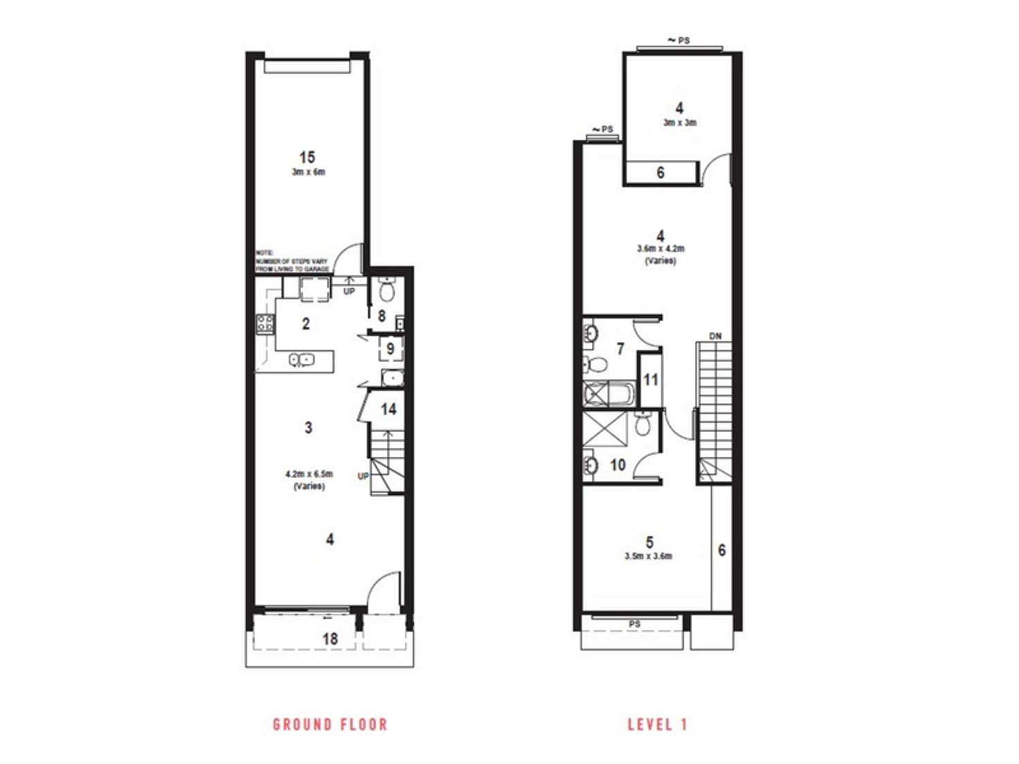 Floorplan of Homely townhouse listing, Orion, Telfer Street, Coombs ACT 2611