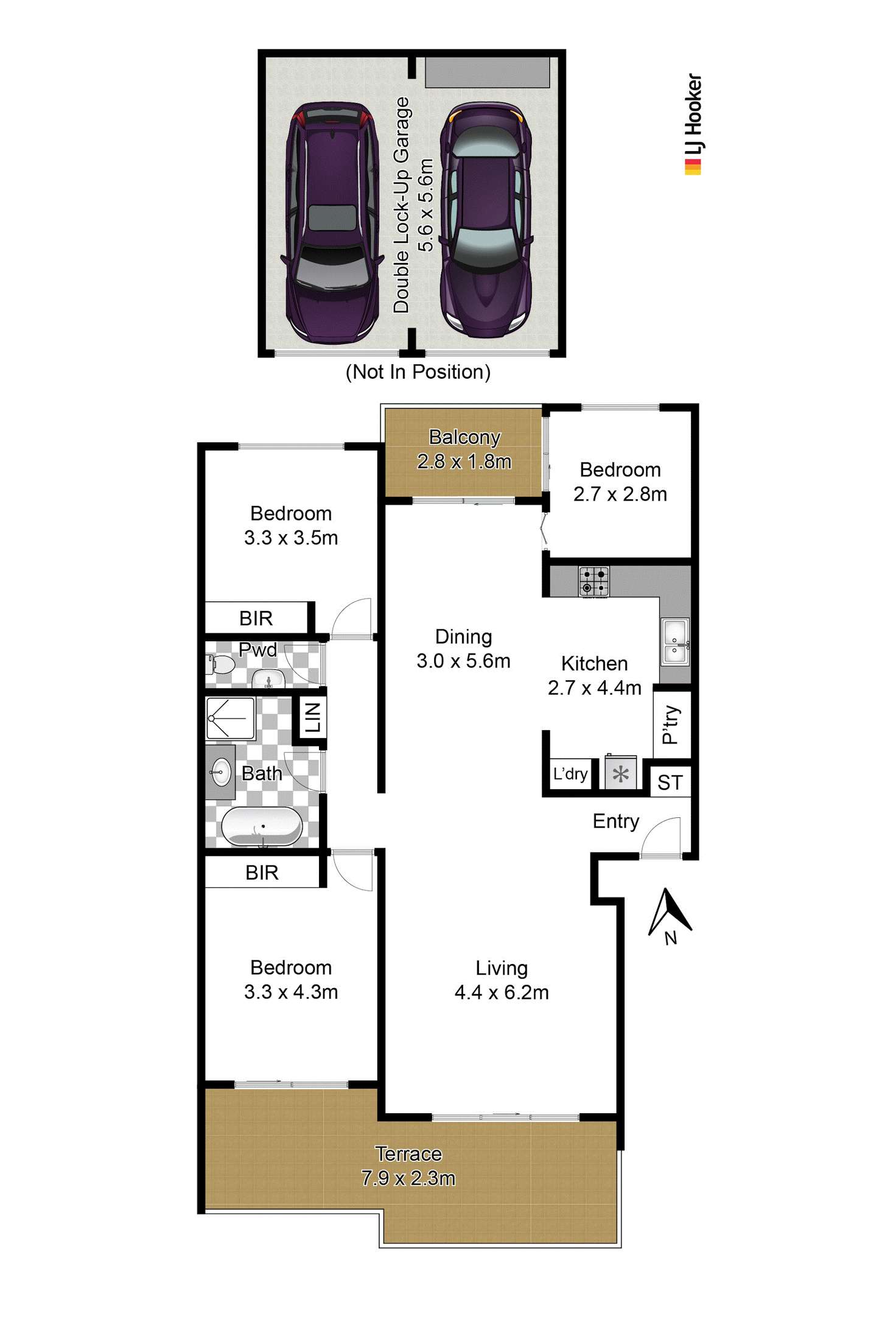 Floorplan of Homely unit listing, 181/25 Best Street, Lane Cove NSW 2066