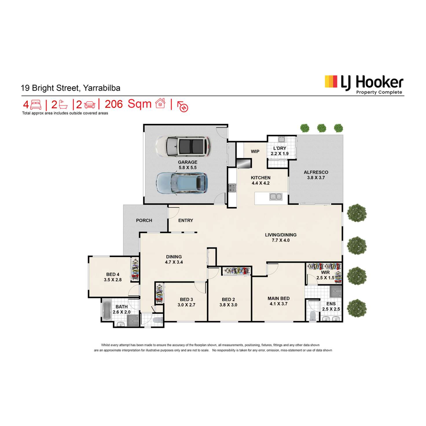 Floorplan of Homely house listing, 19 Bright Street, Yarrabilba QLD 4207
