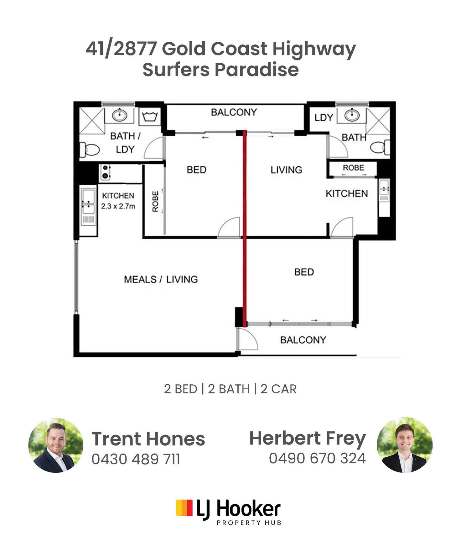 Floorplan of Homely apartment listing, 41/2877 Gold Coast Highway, Surfers Paradise QLD 4217