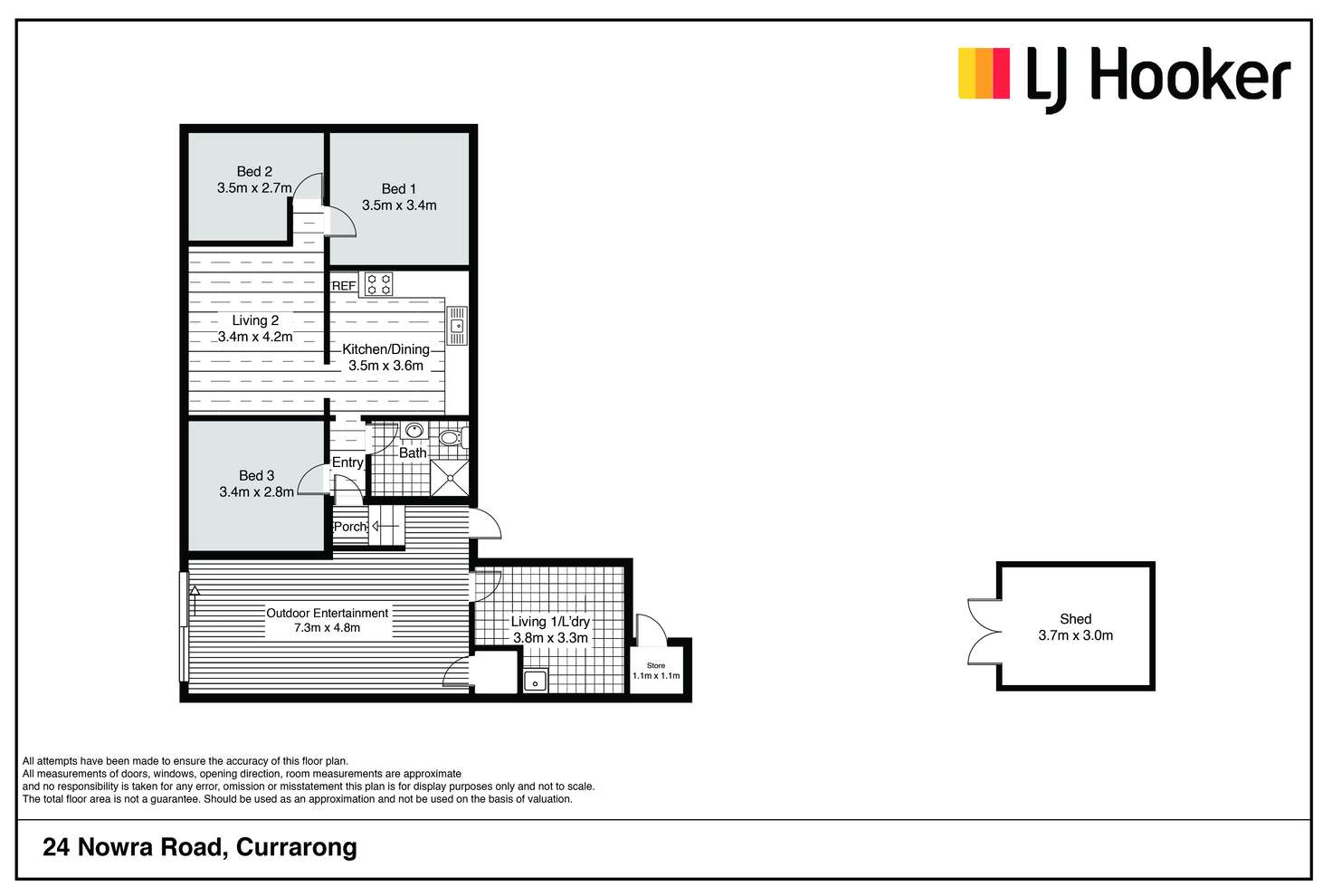 Floorplan of Homely house listing, 24 Nowra Road, Currarong NSW 2540