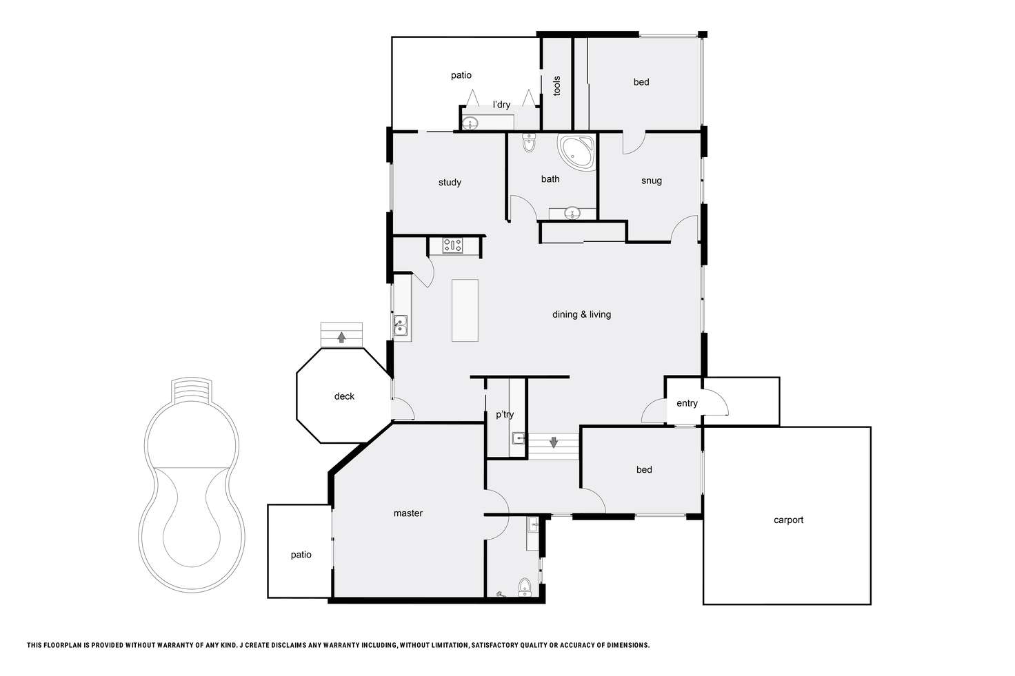 Floorplan of Homely house listing, 35 Junction Street, Edge Hill QLD 4870