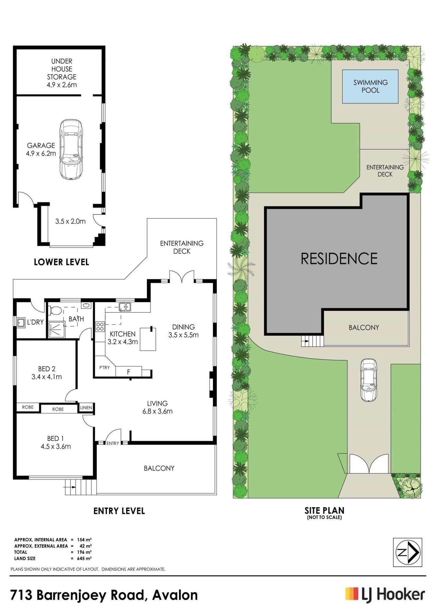 Floorplan of Homely house listing, 713 Barrenjoey Road, Avalon Beach NSW 2107