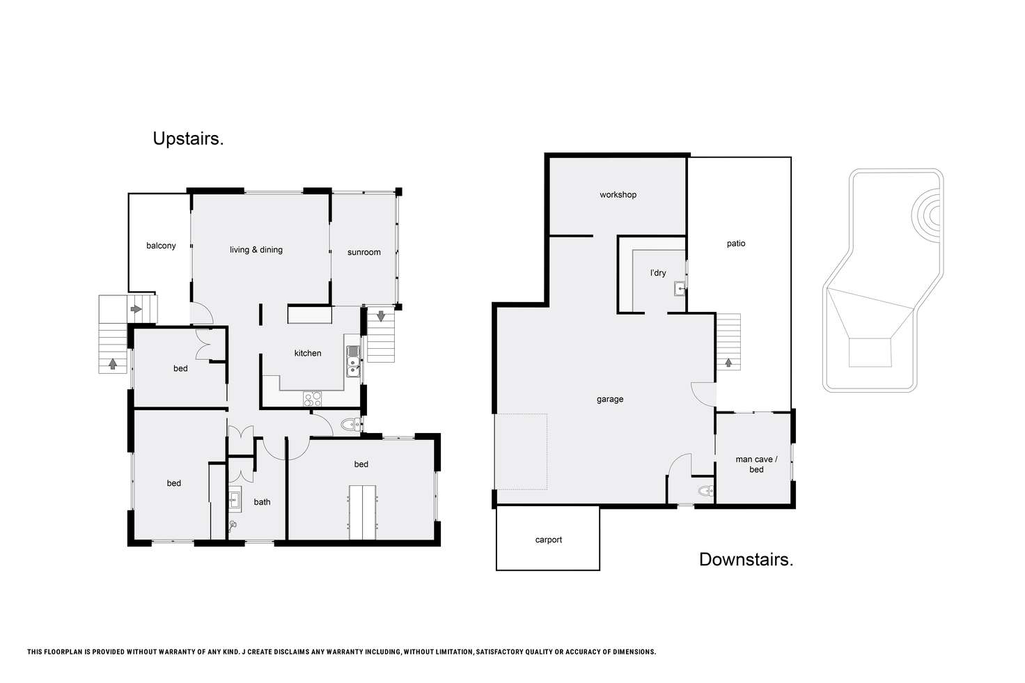 Floorplan of Homely house listing, 22 Bradford Street, Whitfield QLD 4870