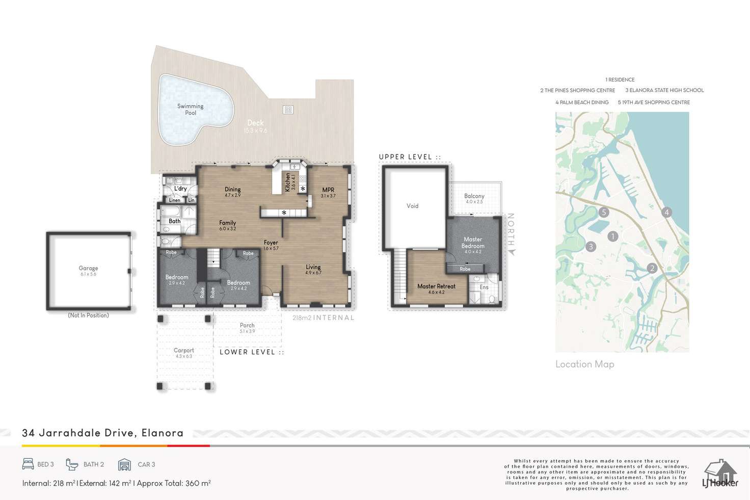 Floorplan of Homely house listing, 34 Jarrahdale Drive, Elanora QLD 4221