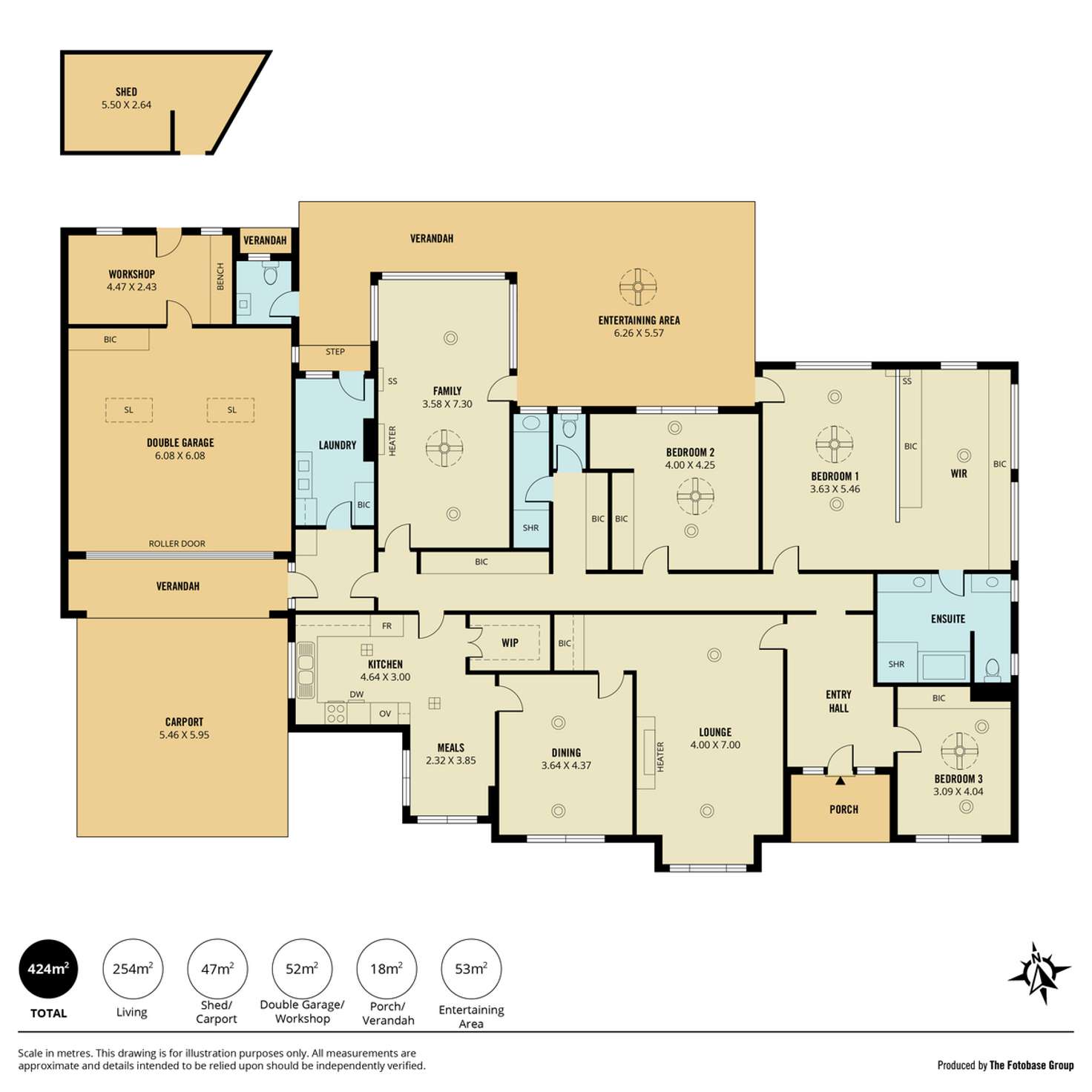 Floorplan of Homely house listing, 51 Stanley Street, Leabrook SA 5068
