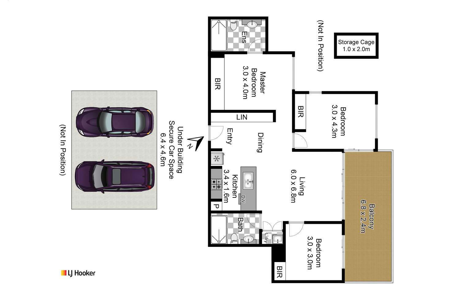 Floorplan of Homely unit listing, 502/2 Waterview Drive, Lane Cove NSW 2066