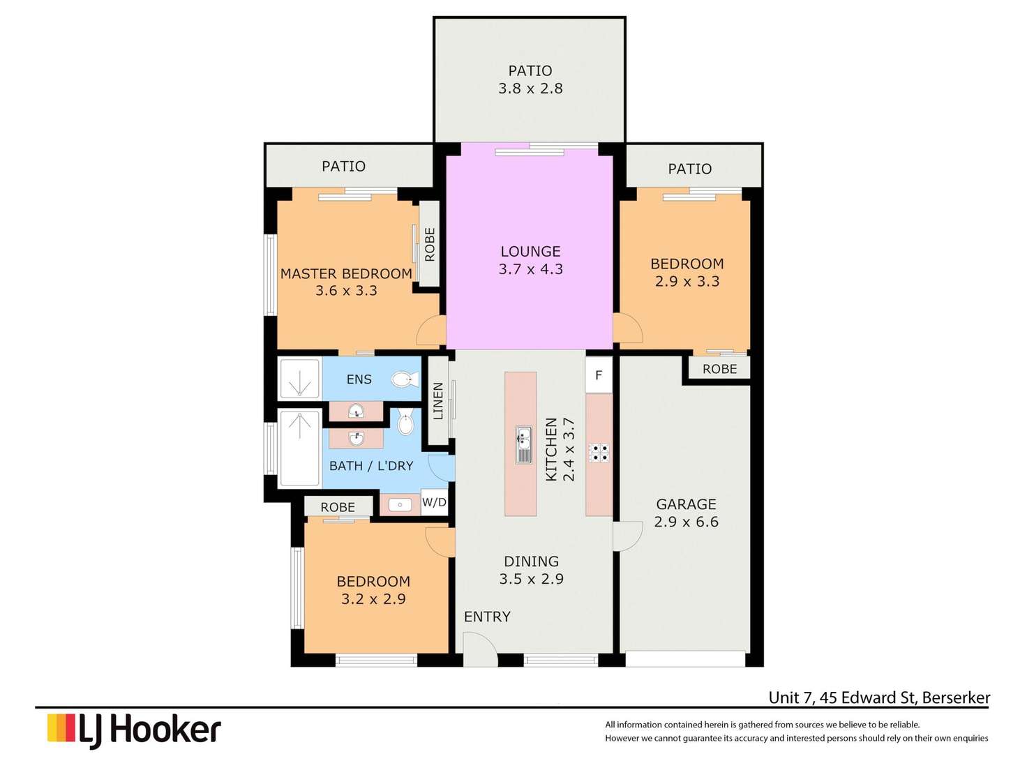 Floorplan of Homely house listing, 7/45 Edward Street, Berserker QLD 4701