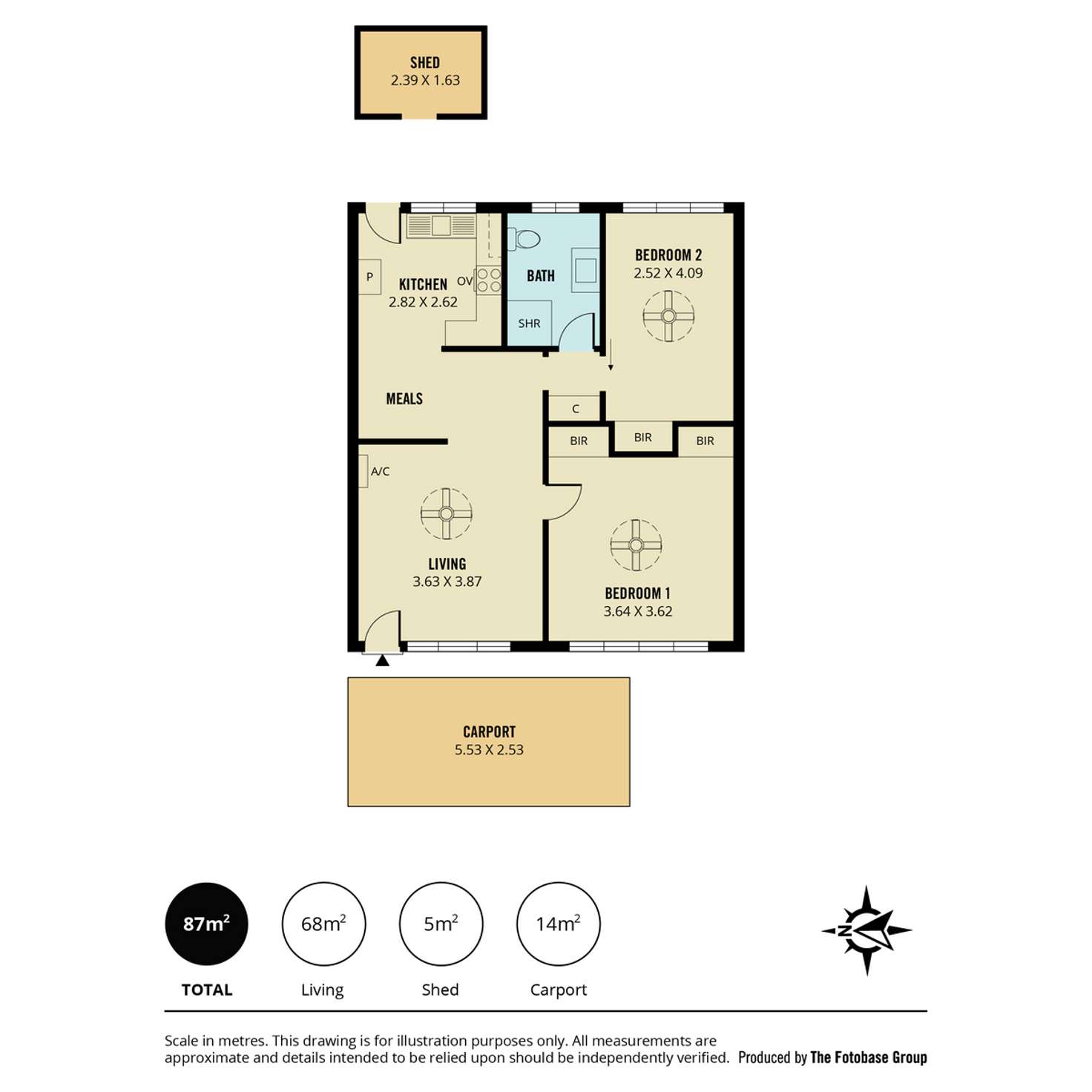 Floorplan of Homely unit listing, 6/24 Torrens Street, Mitcham SA 5062