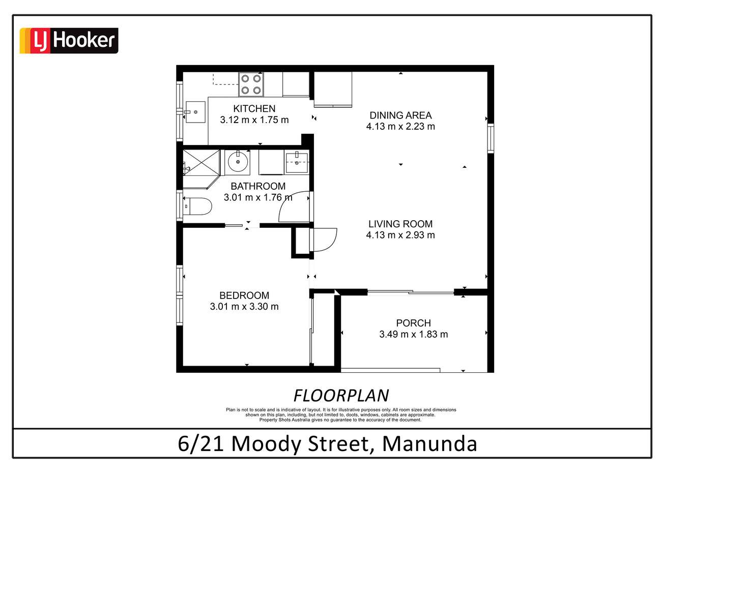 Floorplan of Homely apartment listing, 6/21 Moody Street, Manunda QLD 4870