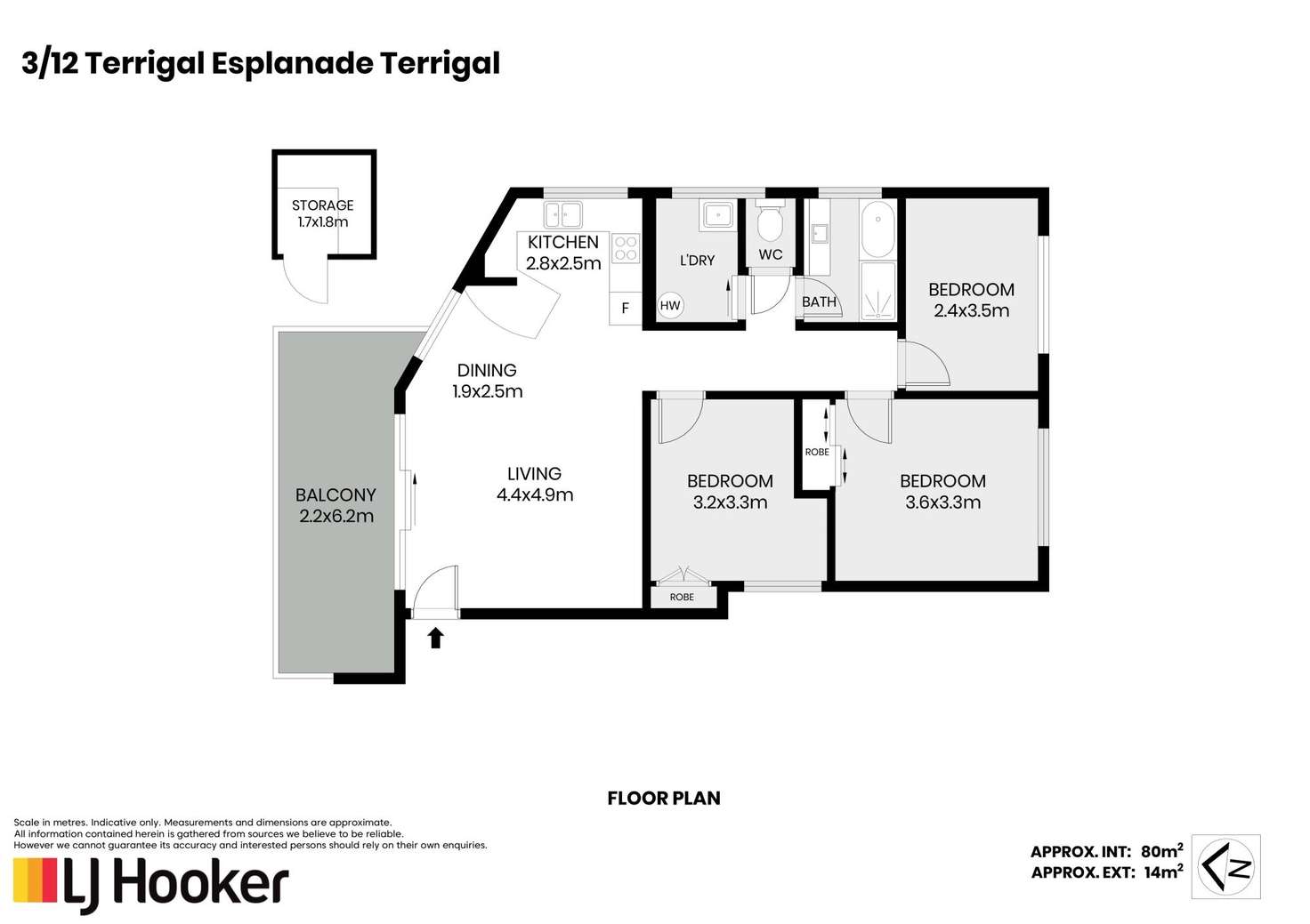 Floorplan of Homely apartment listing, 3/12 Terrigal Esplanade, Terrigal NSW 2260