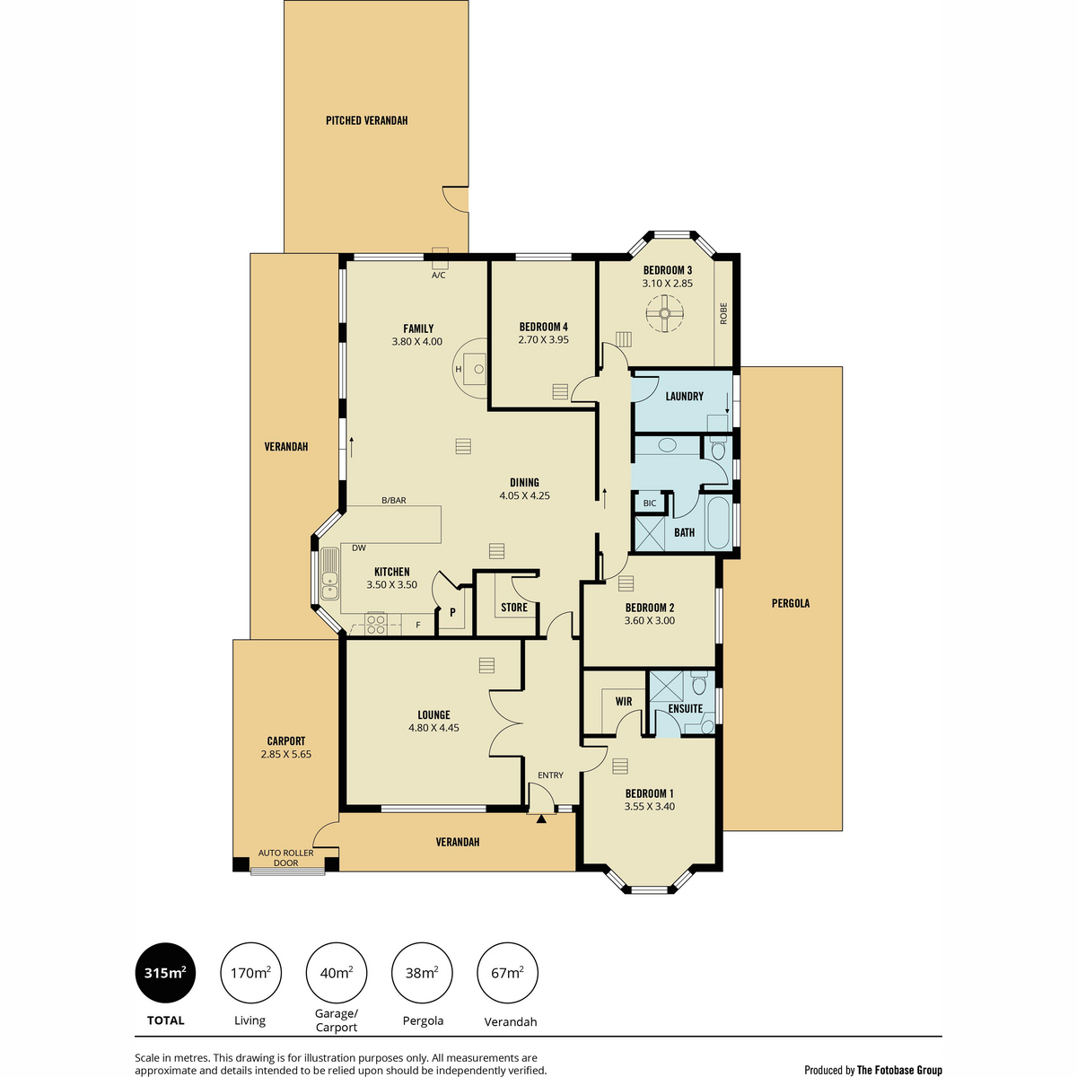 Floorplan of Homely house listing, 12 Bloomfield Avenue, Greenwith SA 5125