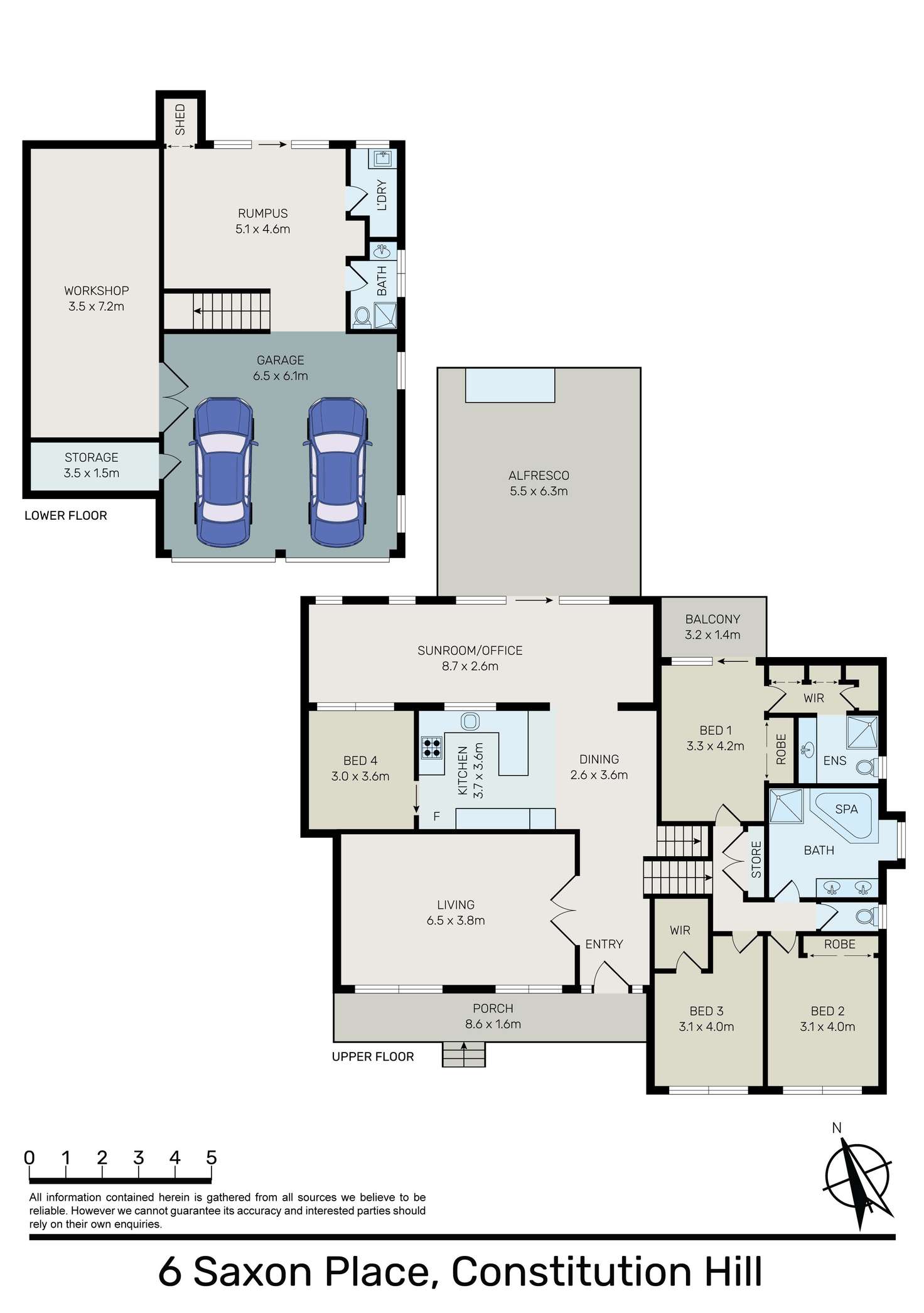 Floorplan of Homely house listing, 6 Saxon Place, Constitution Hill NSW 2145