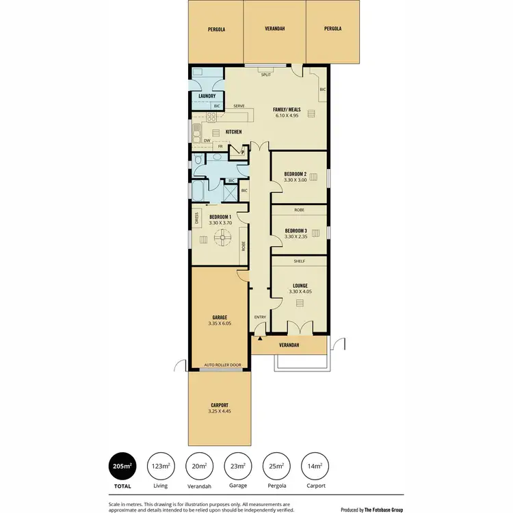 Floorplan of Homely house listing, 1/1A Grandview Drive, Tea Tree Gully SA 5091
