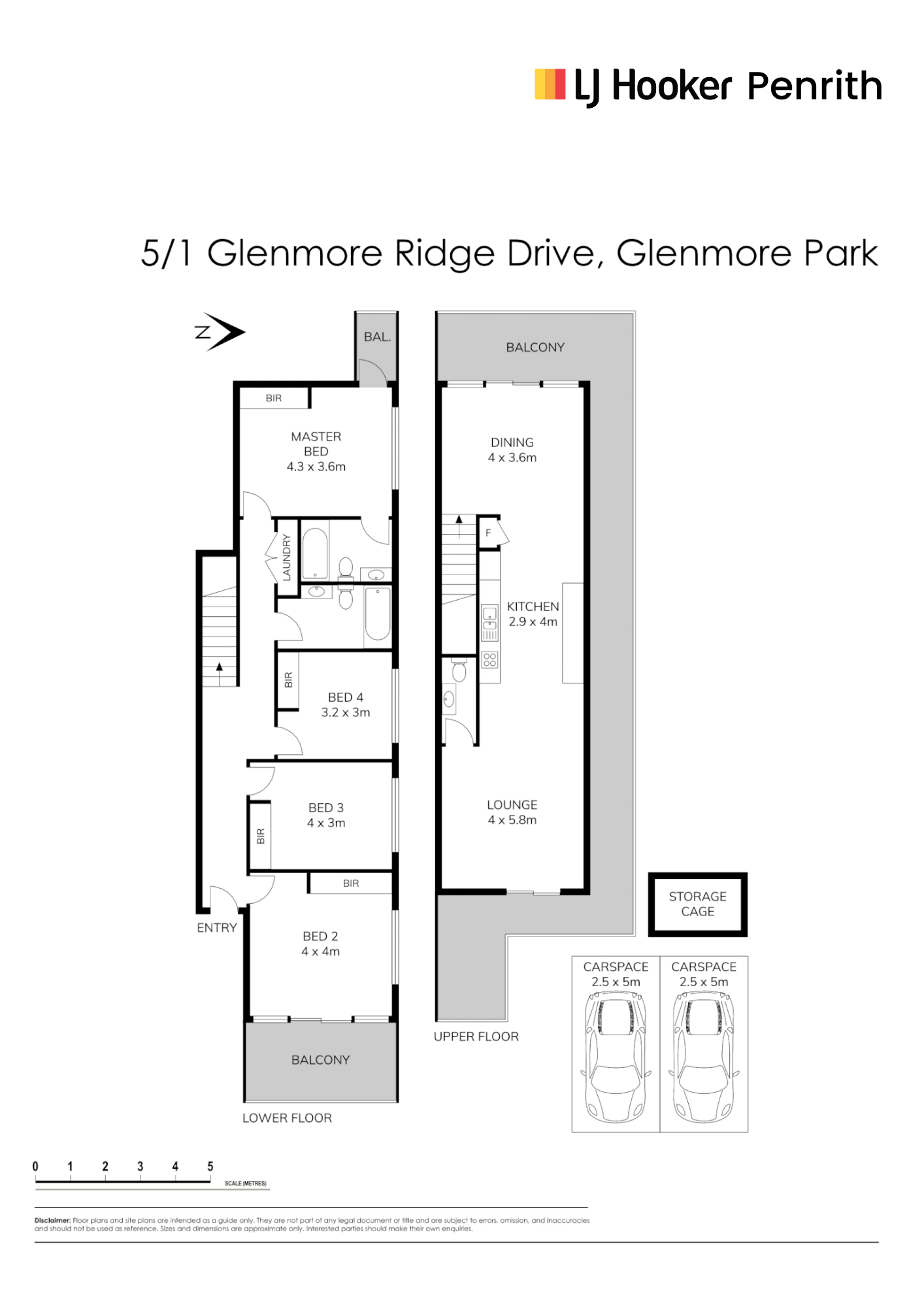Floorplan of Homely unit listing, 5/1 Glenmore Ridge Drive, Glenmore Park NSW 2745