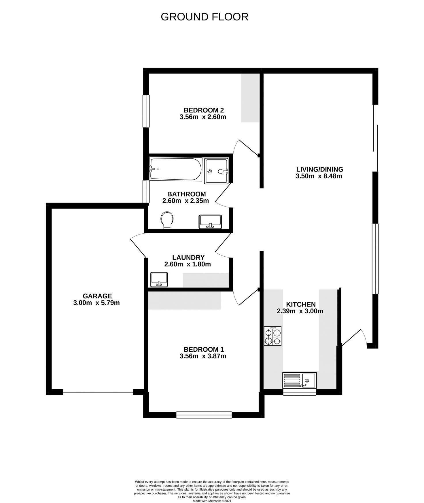Floorplan of Homely unit listing, 1/7-9 Mulbring Street, Aberdare NSW 2325