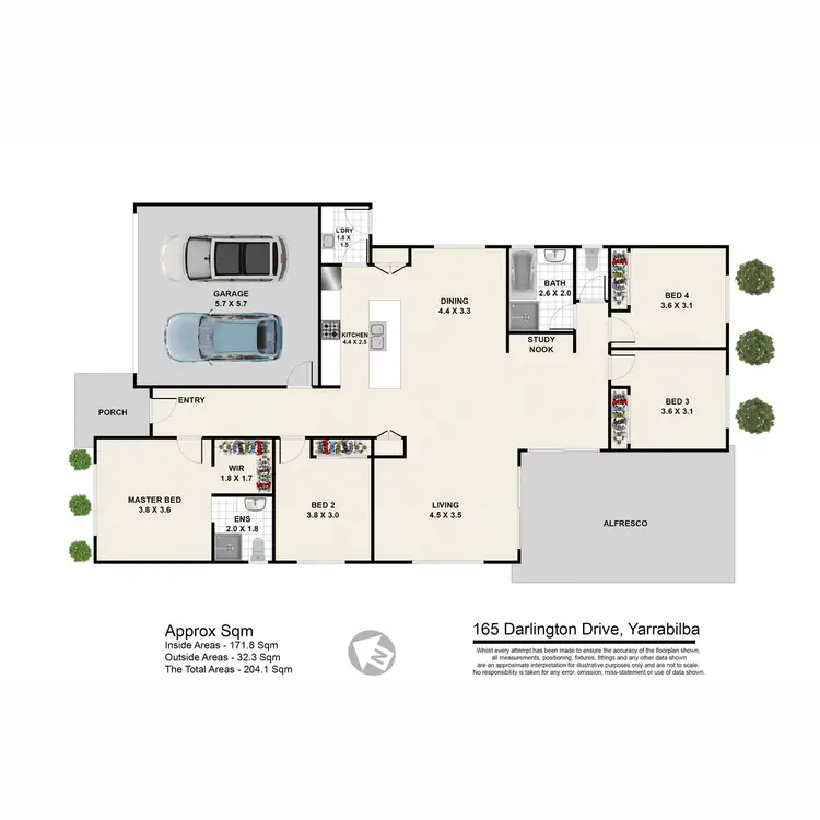 Floorplan of Homely house listing, 165 Darlington Drive, Yarrabilba QLD 4207