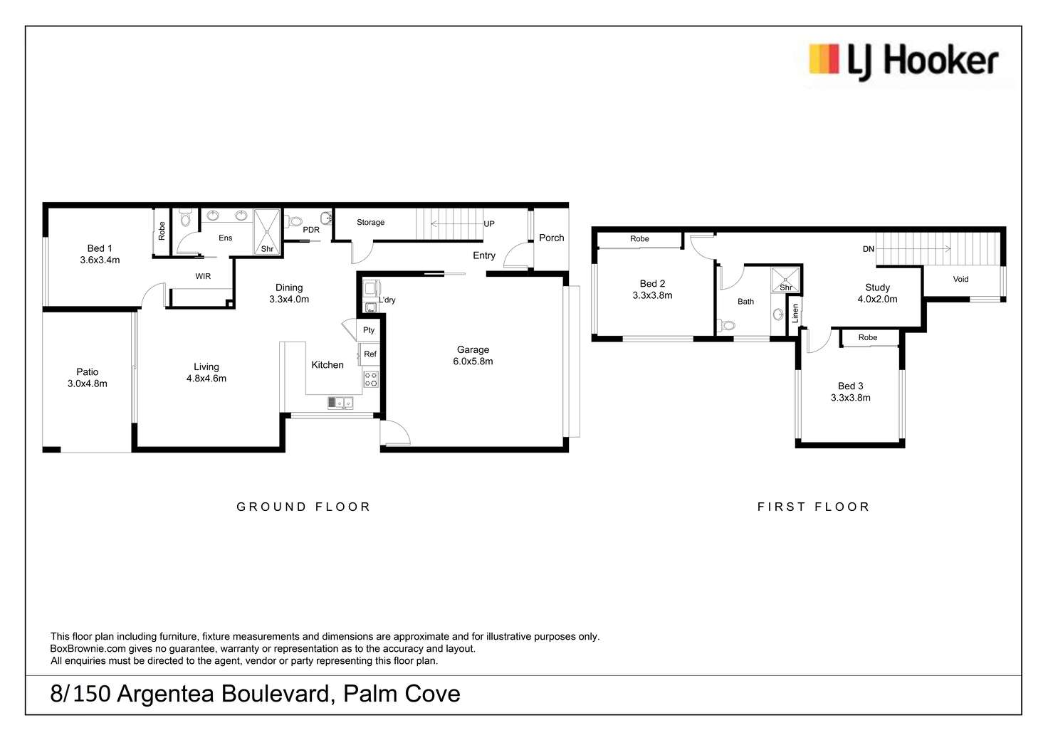 Floorplan of Homely house listing, 8/150 Argentea Blvd, Palm Cove QLD 4879