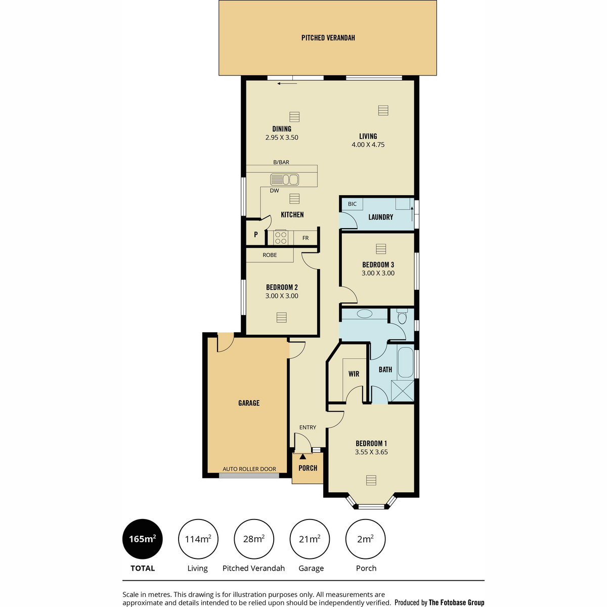 Floorplan of Homely house listing, 13 Gunya Crescent, Ingle Farm SA 5098