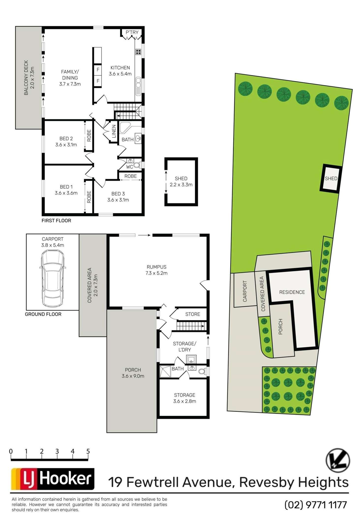 Floorplan of Homely house listing, 19 Fewtrell Avenue, Revesby Heights NSW 2212