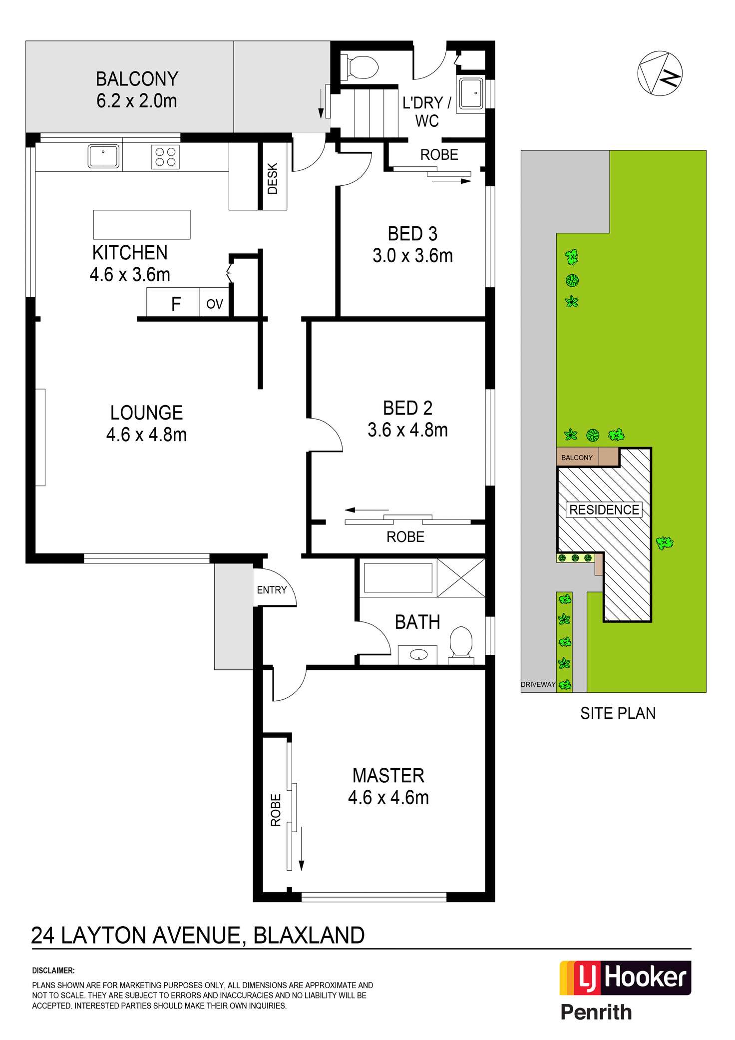 Floorplan of Homely house listing, 24 Layton Avenue, Blaxland NSW 2774
