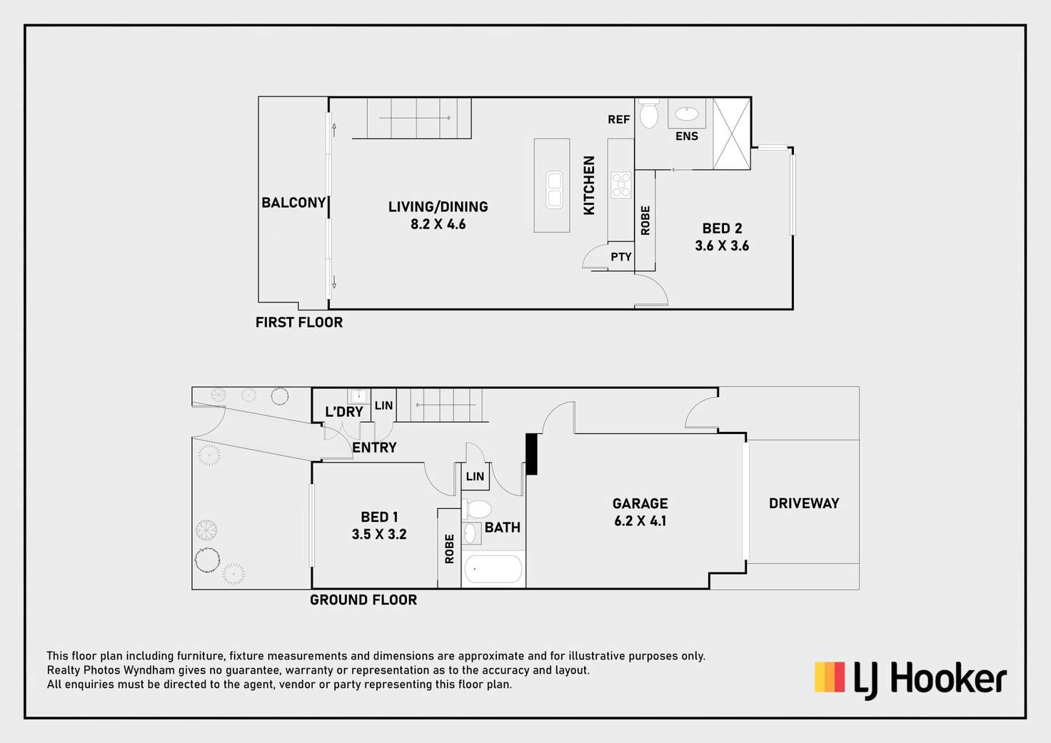 Floorplan of Homely townhouse listing, 23/24 Healesville Loop, Craigieburn VIC 3064