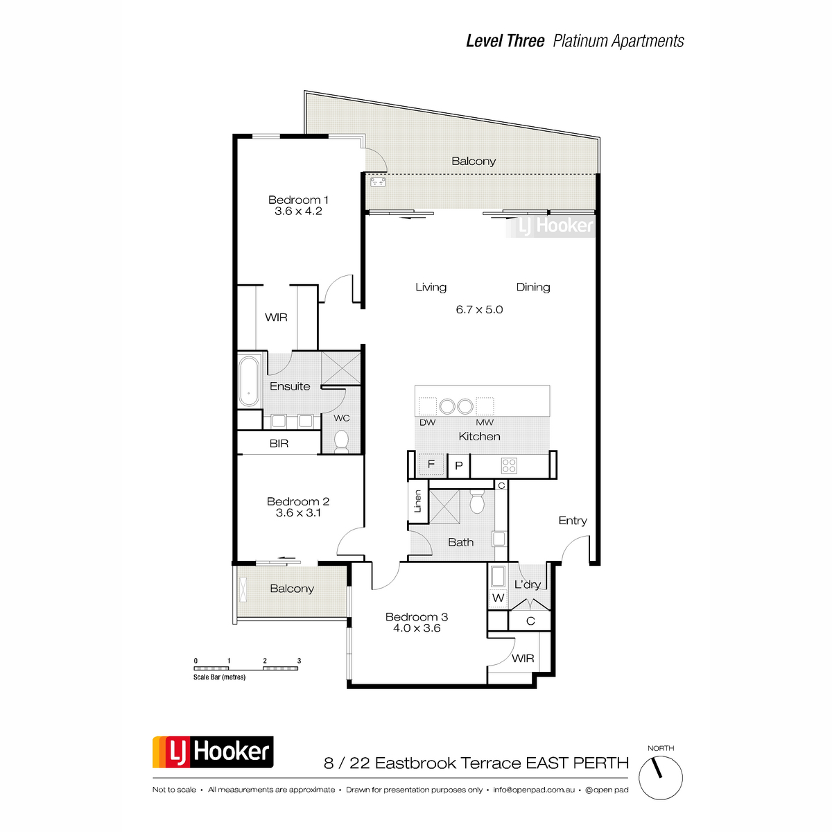 Floorplan of Homely apartment listing, 8/22 Eastbrook Terrace, East Perth WA 6004