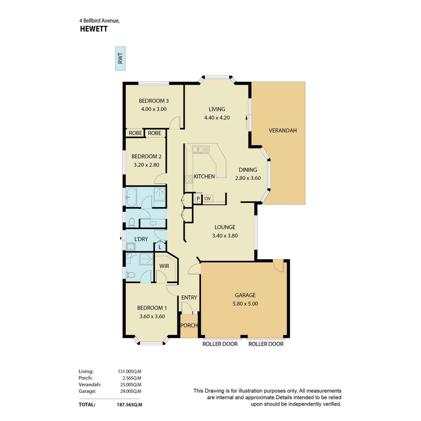 Floorplan of Homely house listing, 4 Bellbird Avenue, Hewett SA 5118