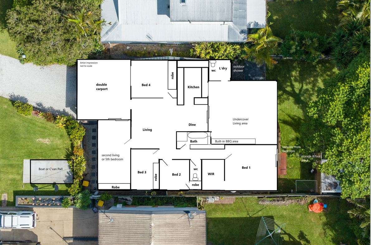 Floorplan of Homely house listing, 15 Lights Street, Emerald Beach NSW 2456