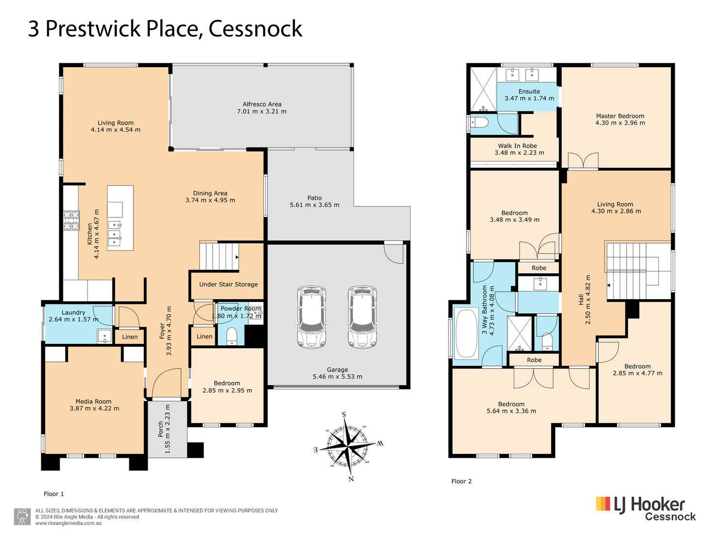 Floorplan of Homely house listing, 3 Prestwick Place, Cessnock NSW 2325