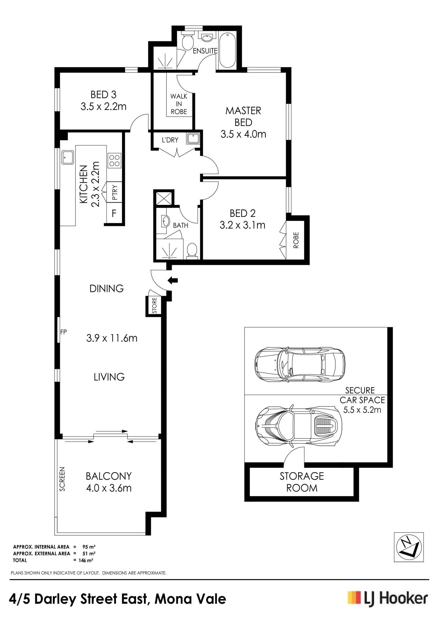 Floorplan of Homely apartment listing, 4/5 Darley Street East, Mona Vale NSW 2103