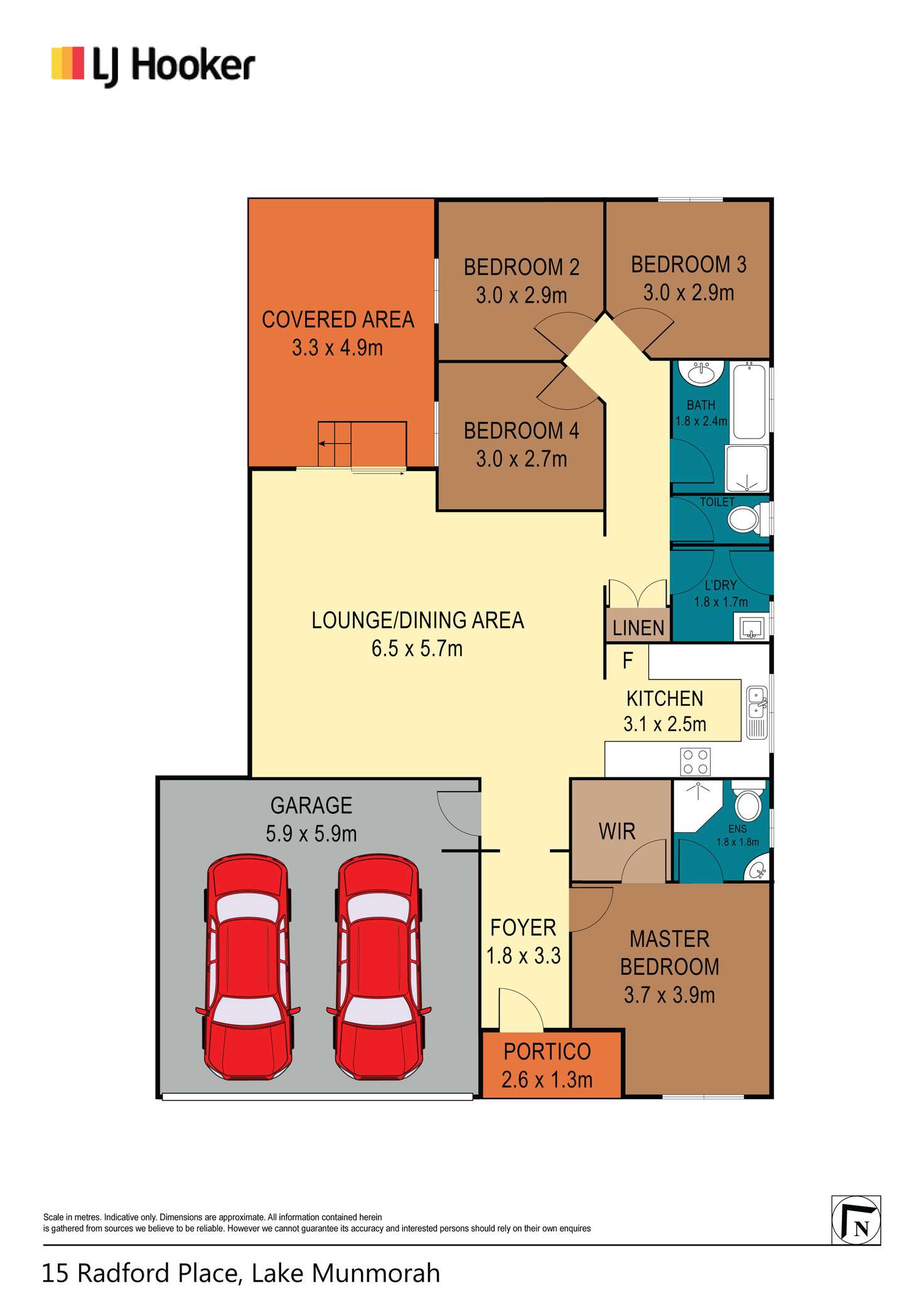 Floorplan of Homely house listing, 15 Radford Place, Lake Munmorah NSW 2259