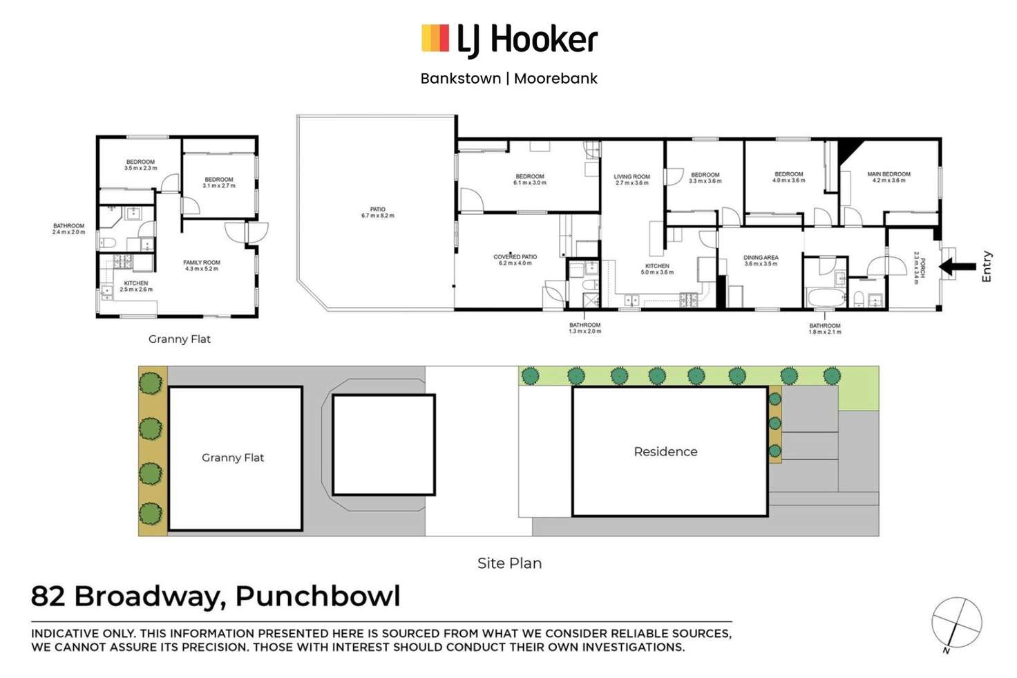 Floorplan of Homely house listing, 82 Broadway, Punchbowl NSW 2196