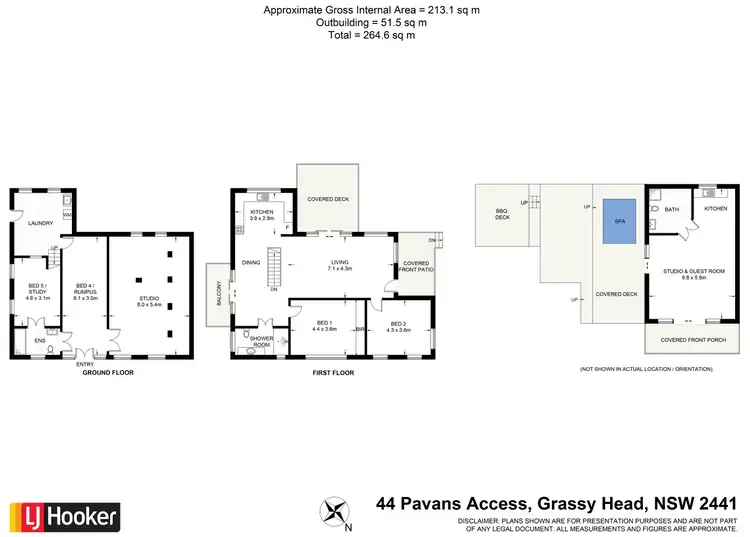 Floorplan of Homely rural property listing, 44 Pavans Access, Grassy Head NSW 2441
