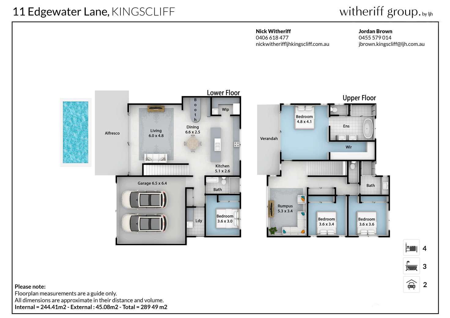 Floorplan of Homely house listing, 11 Edgewater Lane, Kingscliff NSW 2487