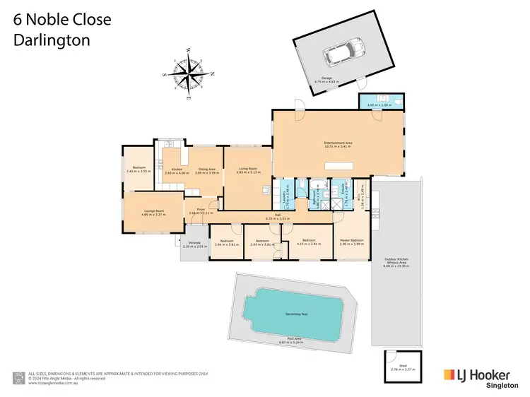Floorplan of Homely house listing, 6 Noble Close, Singleton NSW 2330