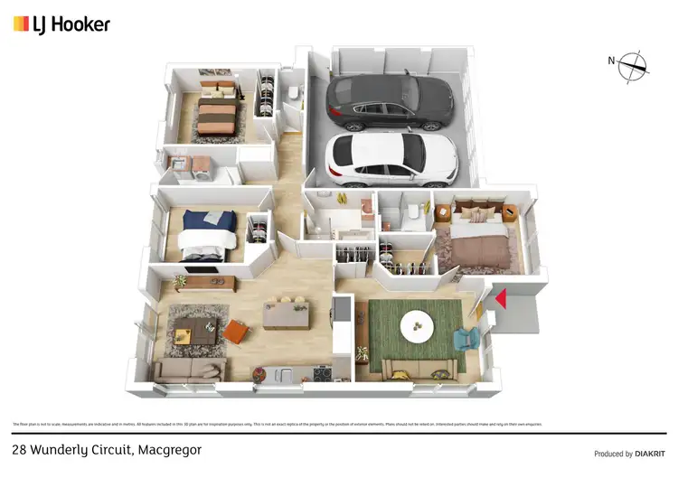 Floorplan of Homely house listing, 28 Wunderly Circuit, Macgregor ACT 2615