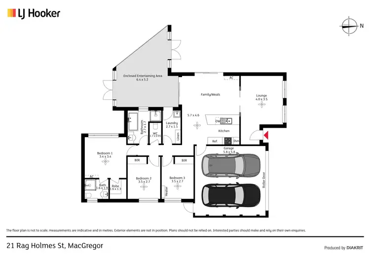 Floorplan of Homely house listing, 21 Rag Holmes Street, Macgregor ACT 2615