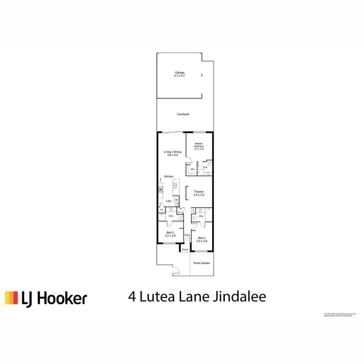 Floorplan of Homely house listing, 4 Lutea Lane, Jindalee WA 6036