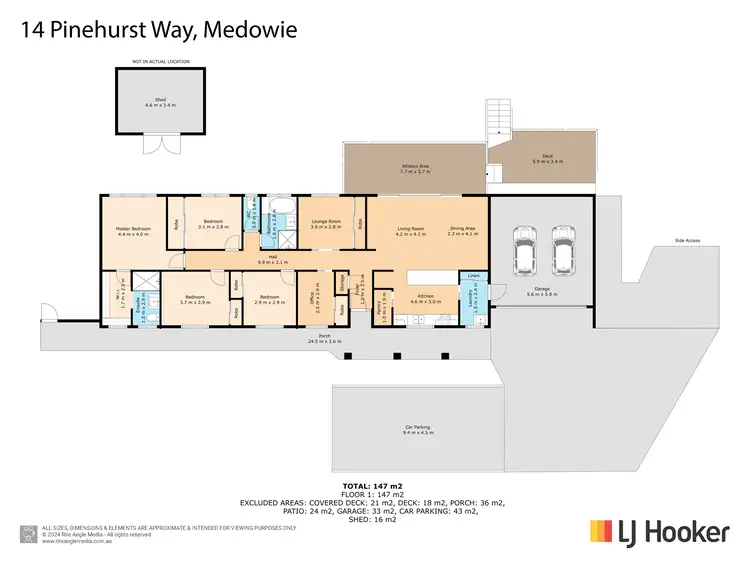 Floorplan of Homely house listing, 14 Pinehurst Way, Medowie NSW 2318