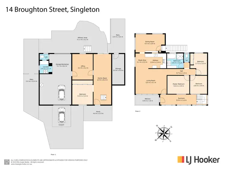 Floorplan of Homely house listing, 14 Broughton Street, Singleton NSW 2330