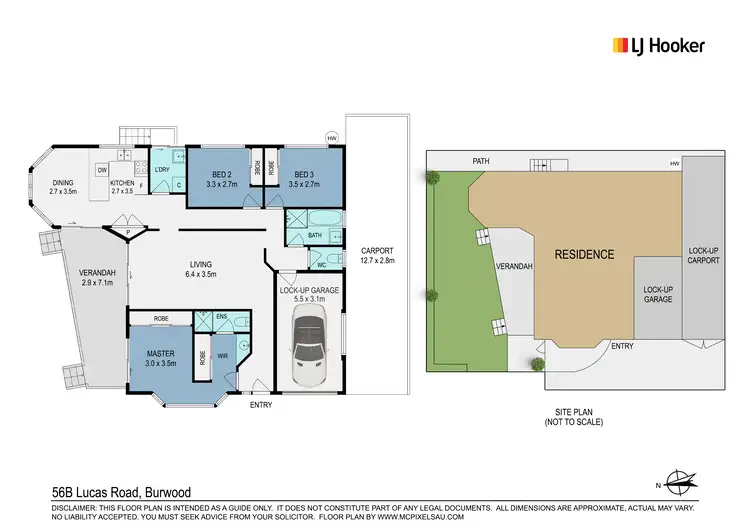 Floorplan of Homely house listing, 56B Lucas Road, Burwood NSW 2134