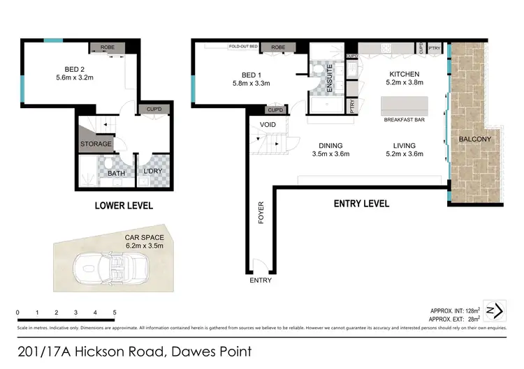 Floorplan of Homely apartment listing, 201/17A Hickson Road, Dawes Point NSW 2000