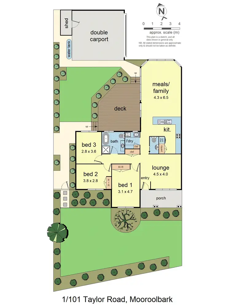 Floorplan of Homely house listing, 1/101 Taylor Road, Mooroolbark VIC 3138