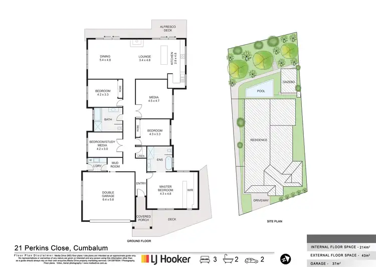 Floorplan of Homely house listing, 21 Perkins Close, Cumbalum NSW 2478