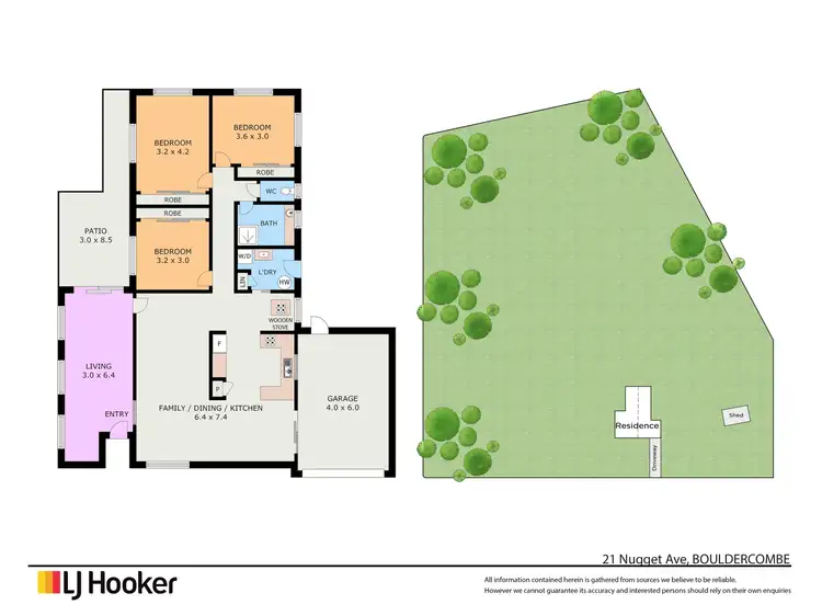 Floorplan of Homely house listing, 21 Nugget Avenue, Bouldercombe QLD 4702