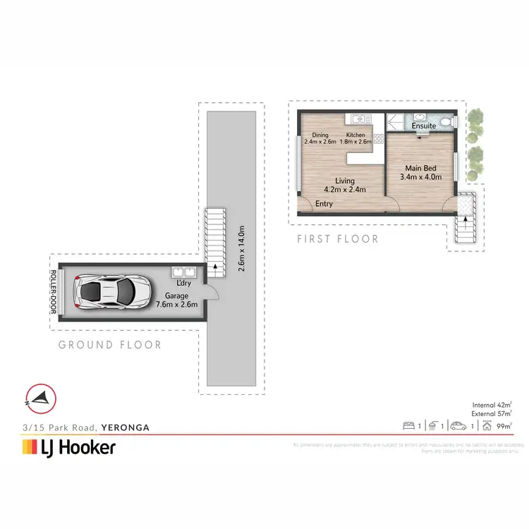 Floorplan of Homely apartment listing, 3/15 Park Road, Yeronga QLD 4104