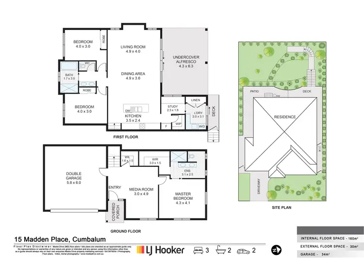 Floorplan of Homely house listing, 15 Madden Place, Cumbalum NSW 2478